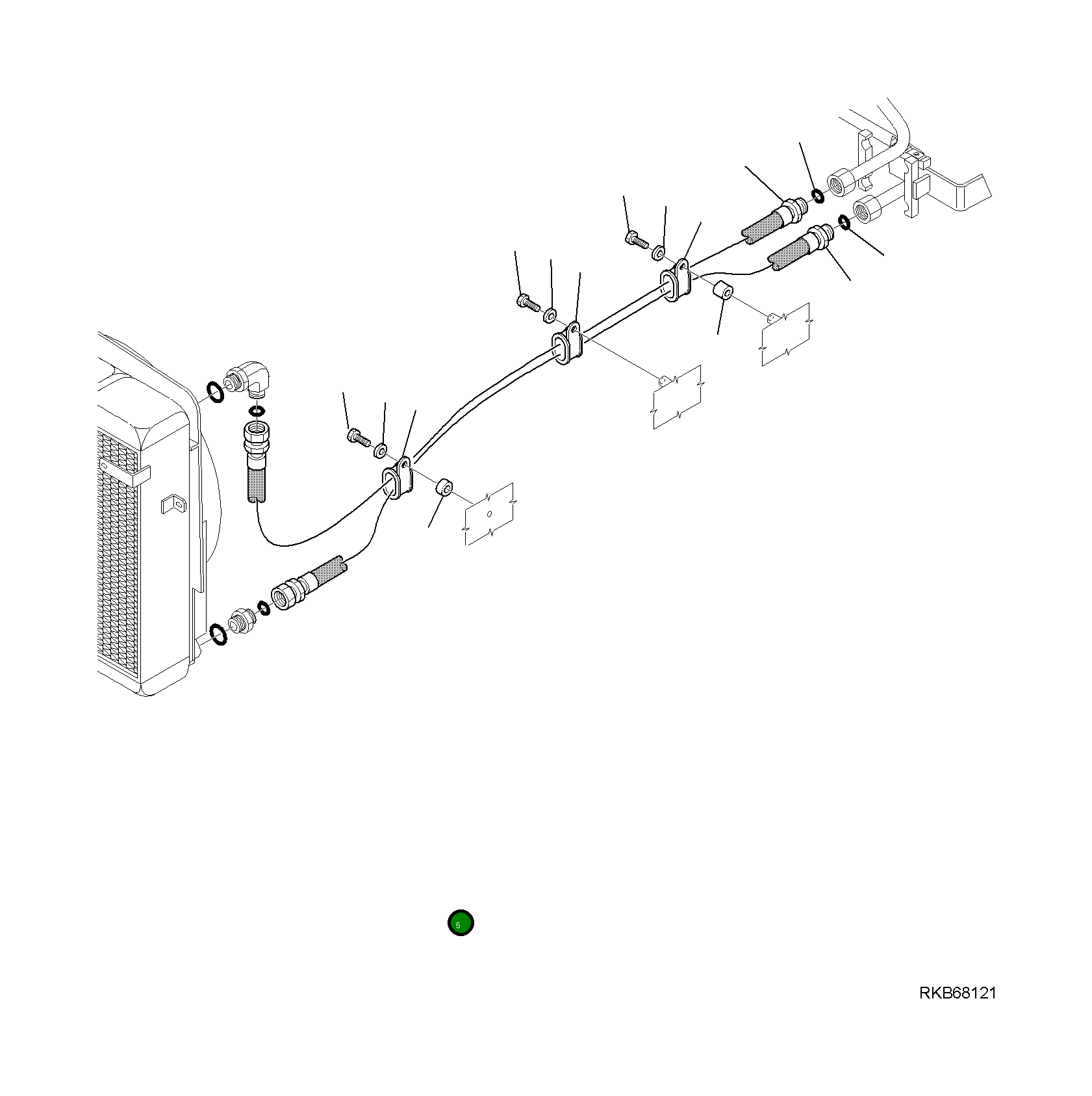 Проставка 42N-46-11470 Komatsu