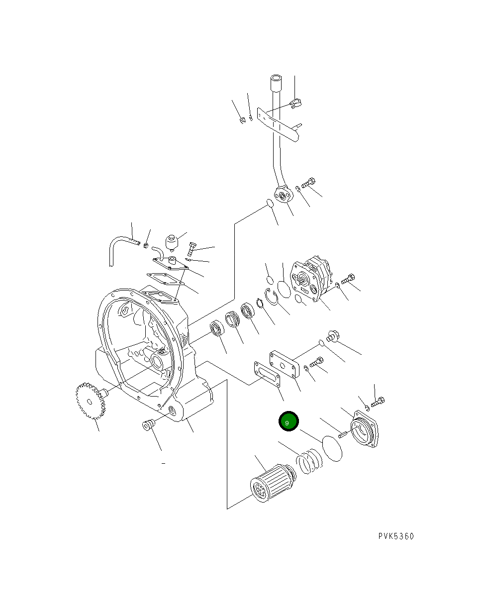 Прокладка 102-10-43161 Komatsu