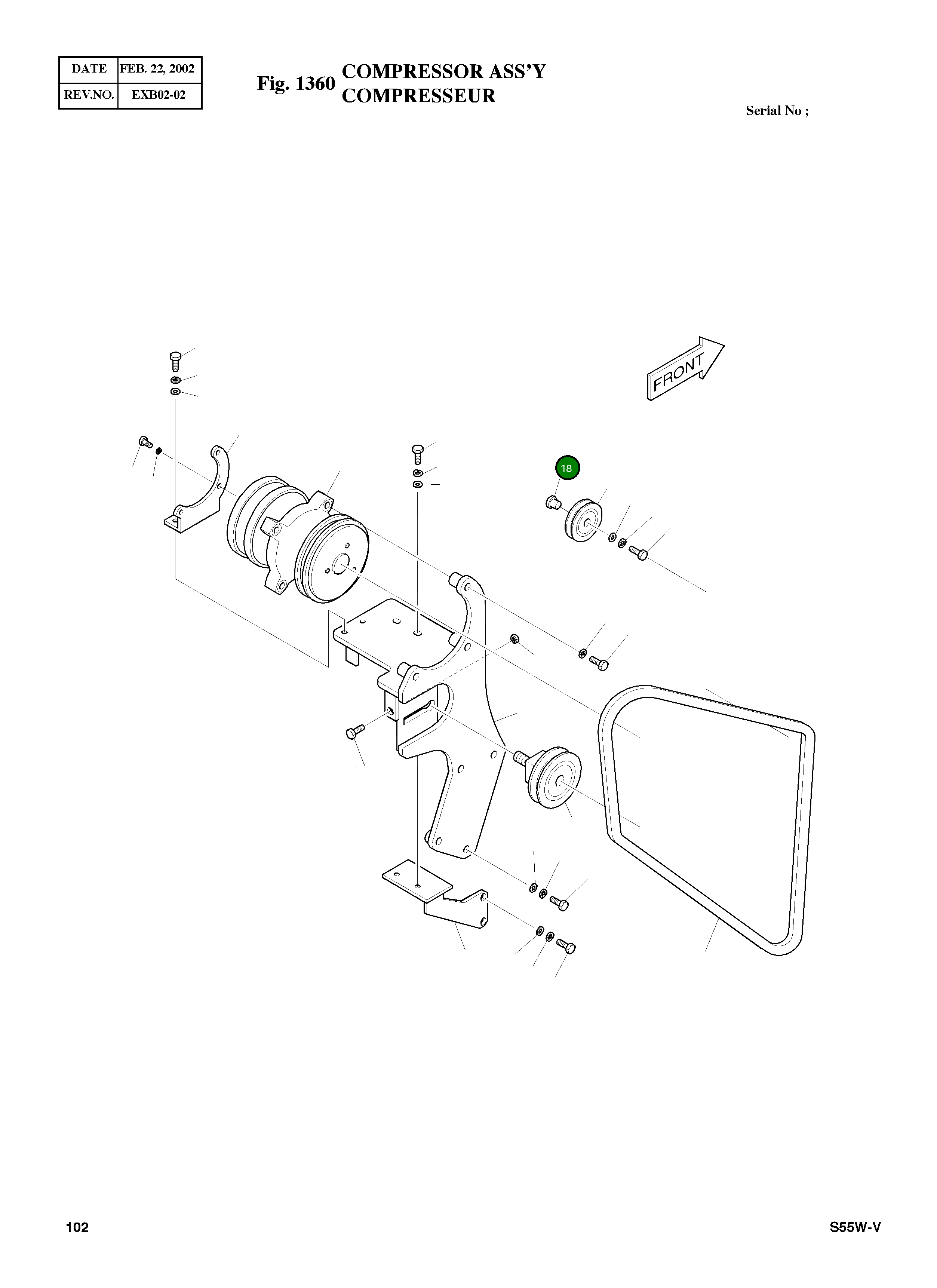 Проставка 114-00342A Komatsu