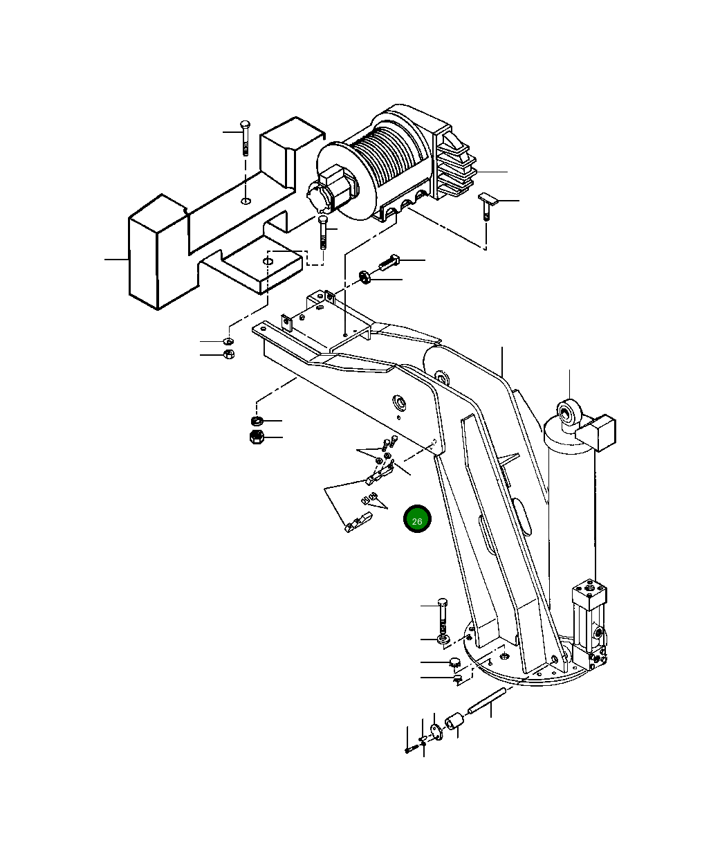 Прокладка 1434 764 H1 Komatsu