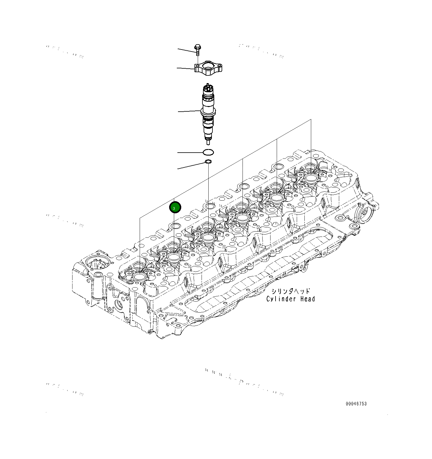 Прокладка 6754113130 Komatsu