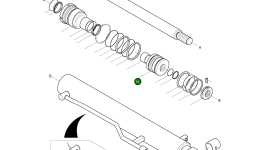 Поршень 53A693-0 Komatsu