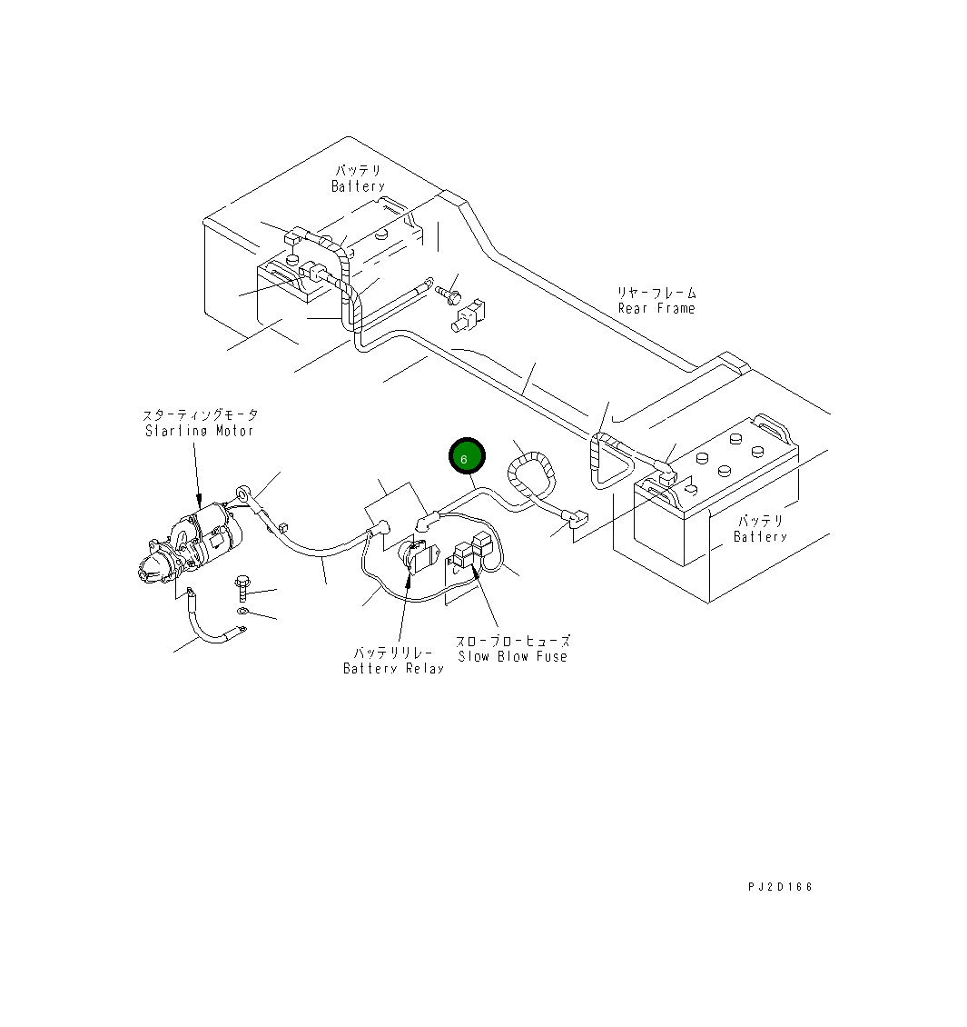 Провод 425-06-22511 Komatsu