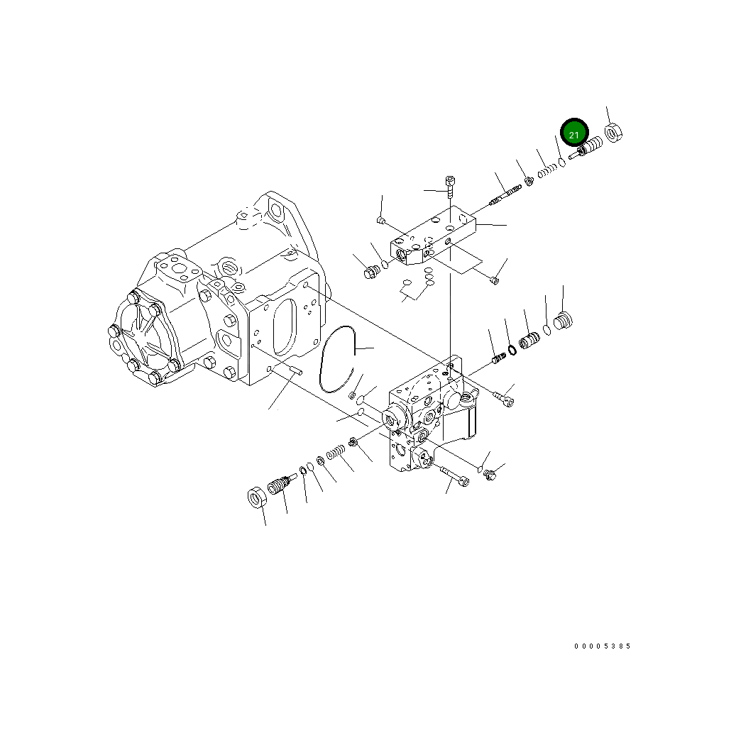 Пробка 708-1L-25630 Komatsu