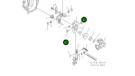 Проставка YM129155-61480 Komatsu