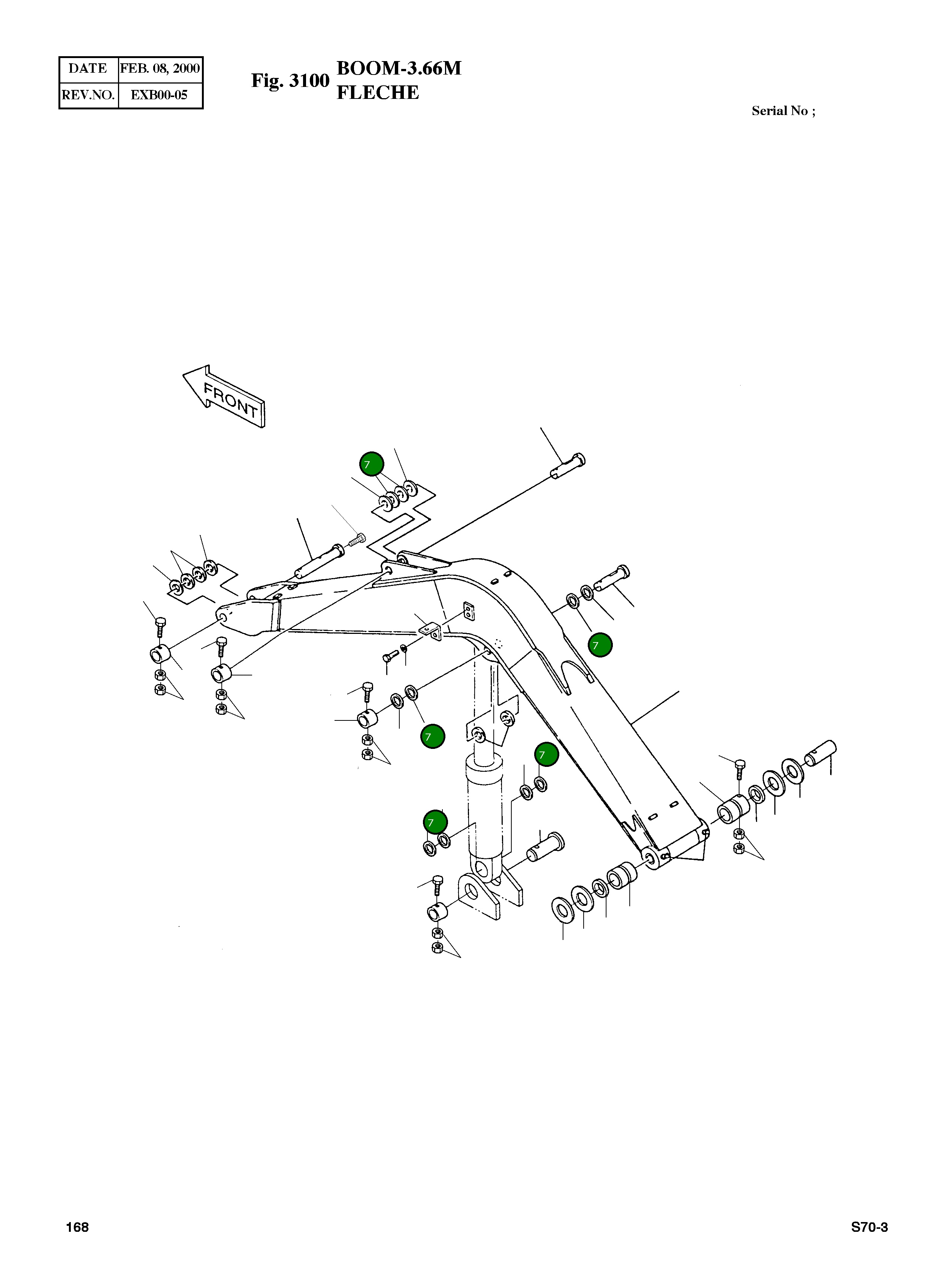 Регулировочная прокладка 2114-1059D54 Komatsu