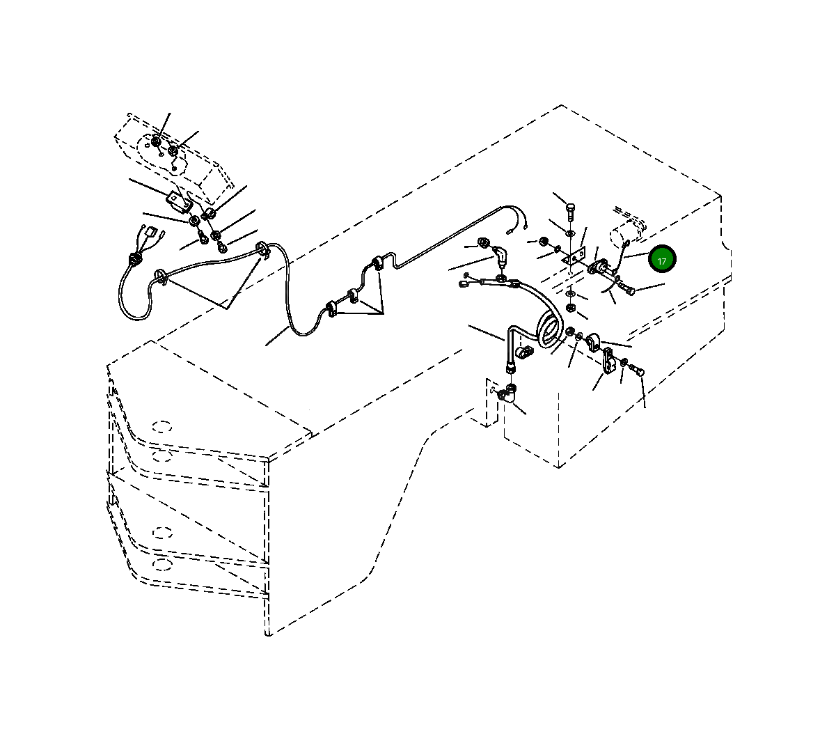 Провод ED 0 217 Komatsu