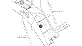 Провод 22U-06-21350 Komatsu