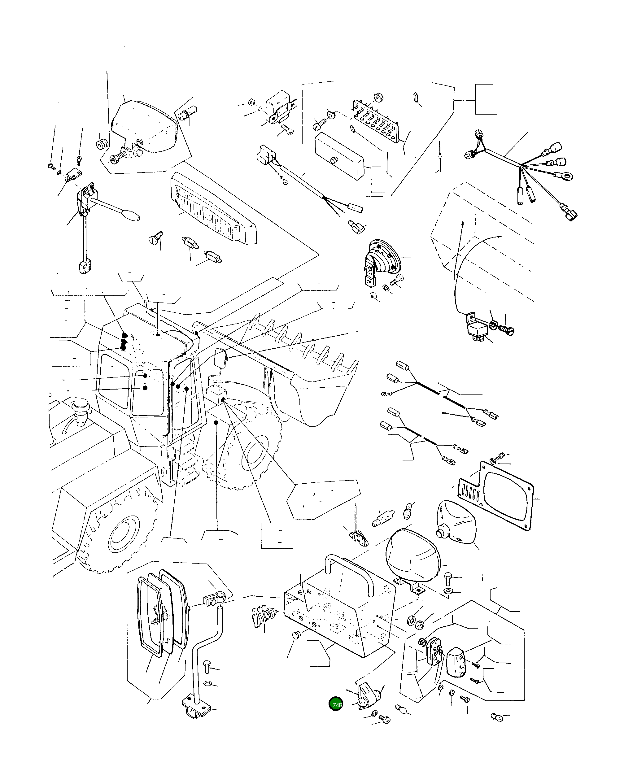 Стекло 2908923M1 Komatsu
