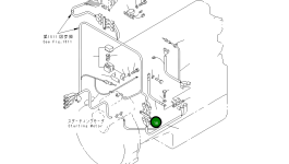 Провод 23A-06-21680 Komatsu