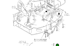 Провод 21J-06-13169 Komatsu