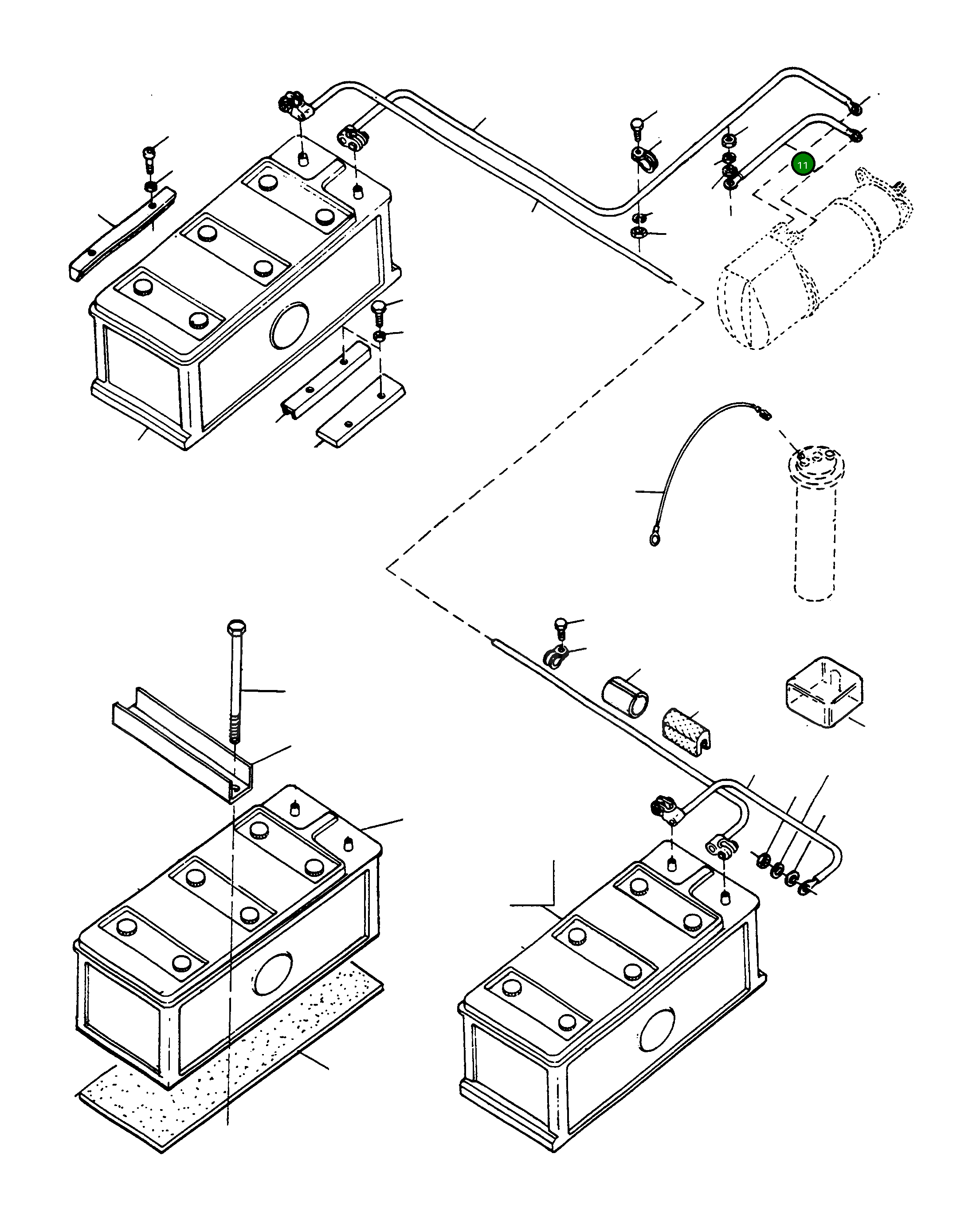 Провод 2893768M91 Komatsu