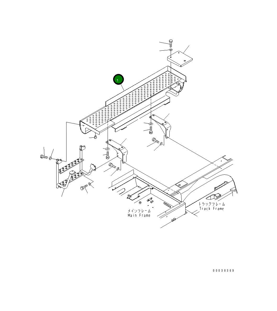 Палуба 8240-54-1842 Komatsu