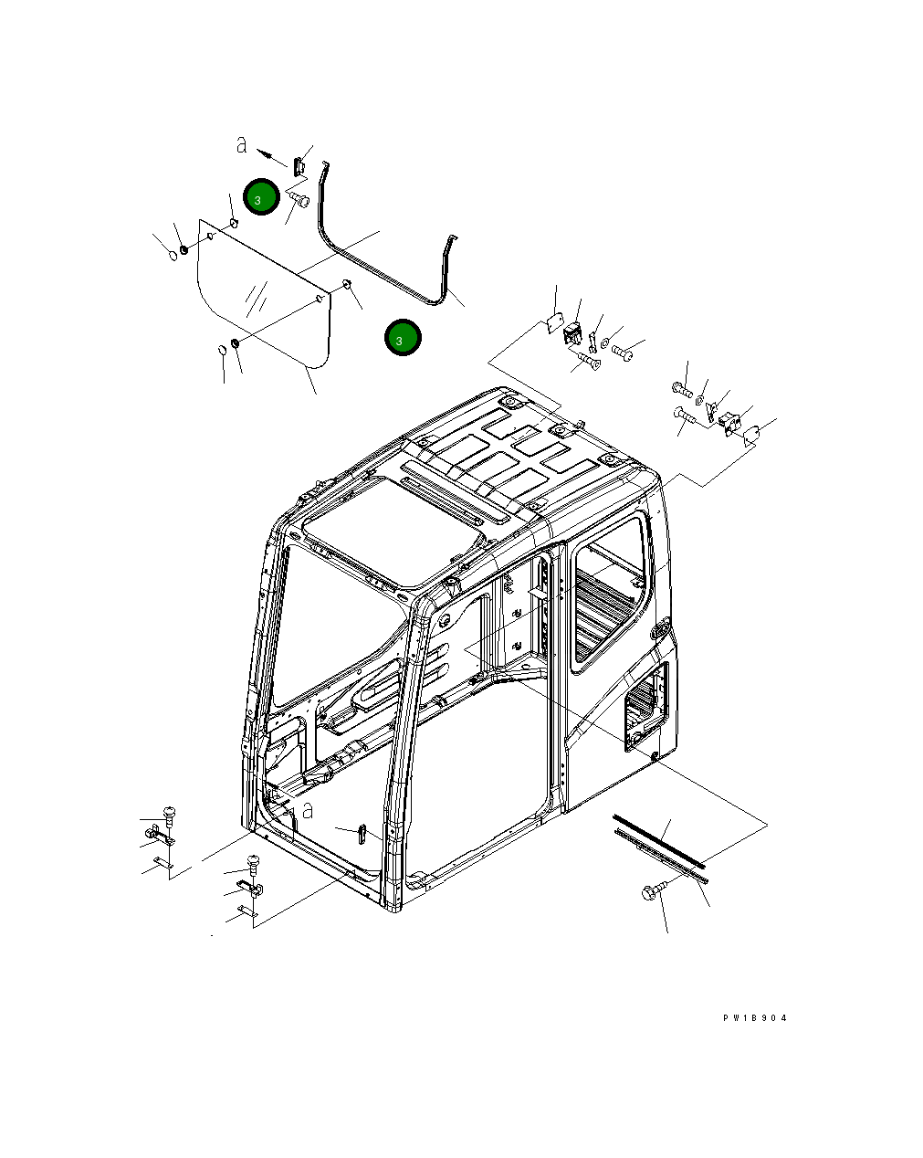 Ручка 22B-54-15980 Komatsu