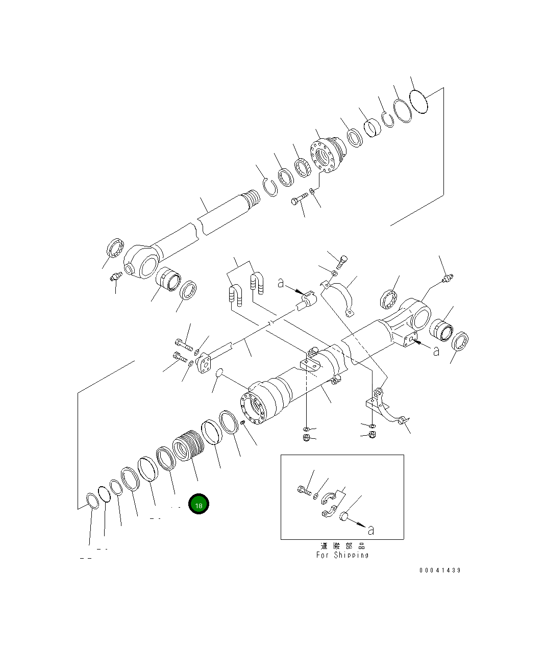 Поршень 721-36-12030 Komatsu