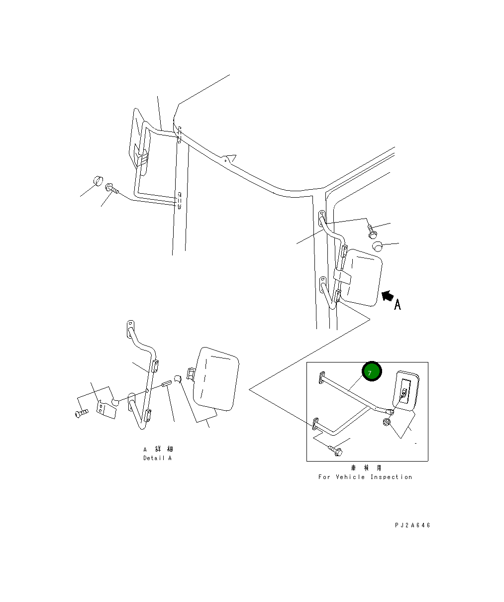 Стойка 421-06-27130 Komatsu
