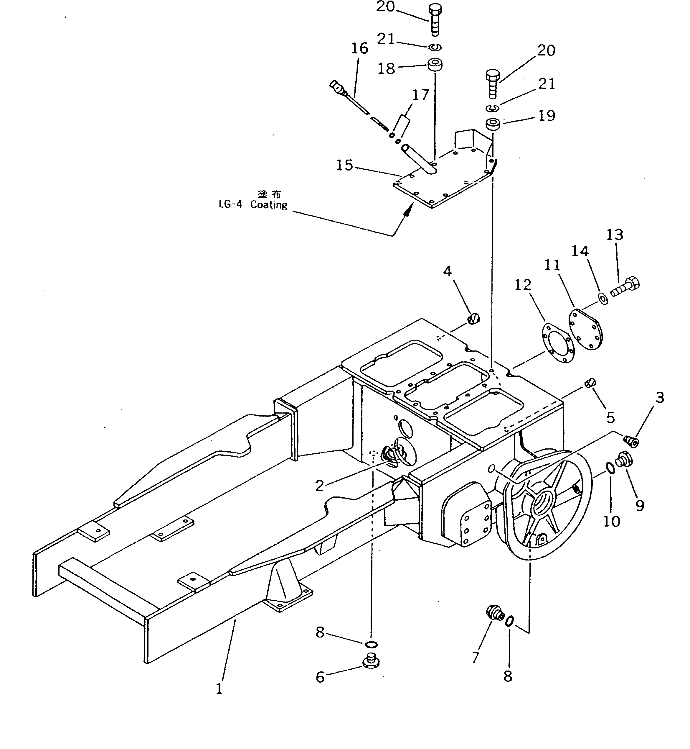 Прокладка 101-21-11161 Komatsu