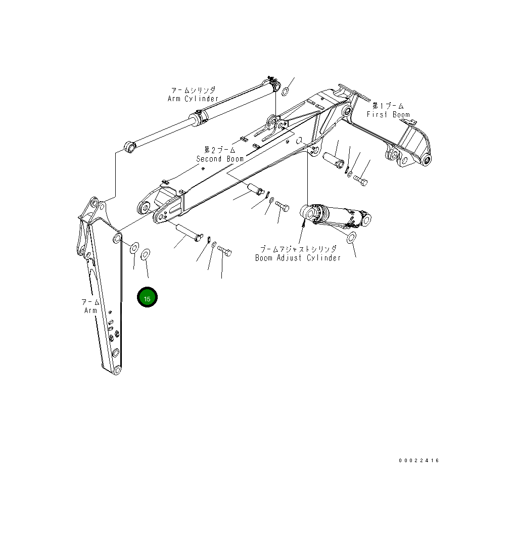 Проставка 20G-70-31250 Komatsu
