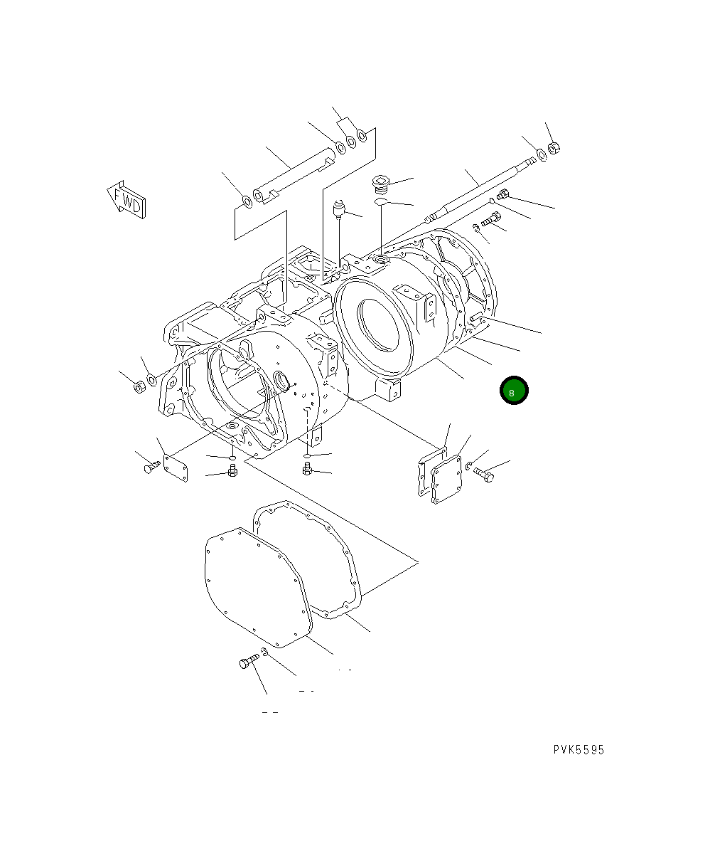 Прокладка 101-Z61-1961 Komatsu