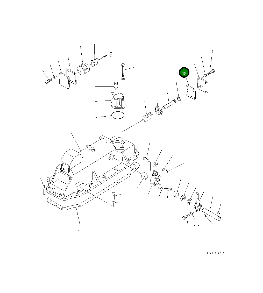 Прокладка 170-33-13241 Komatsu