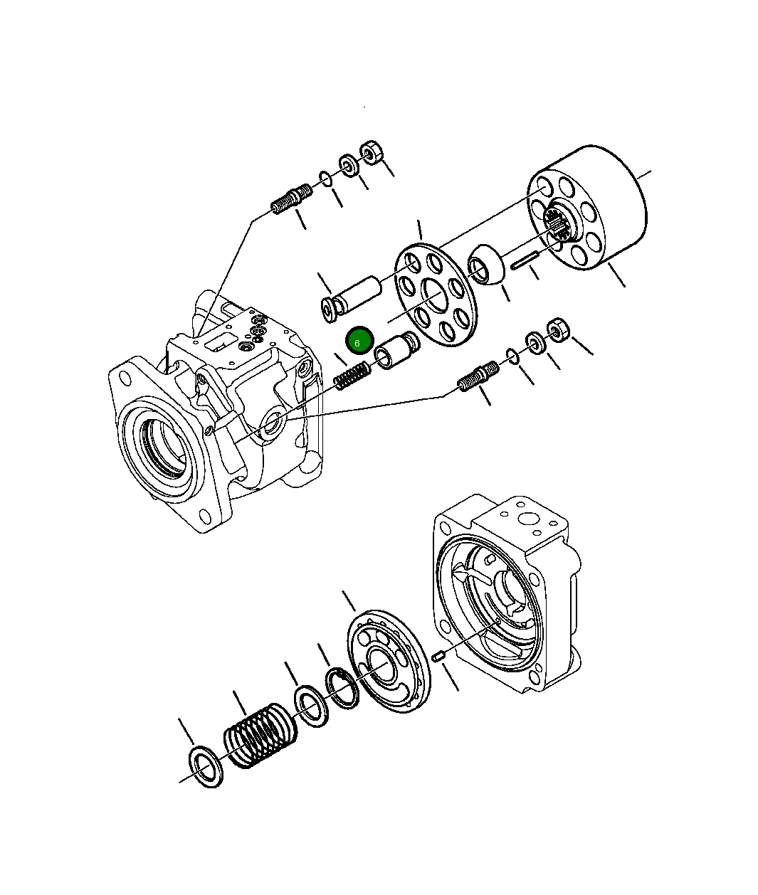Поршень 708-1W-44120 Komatsu