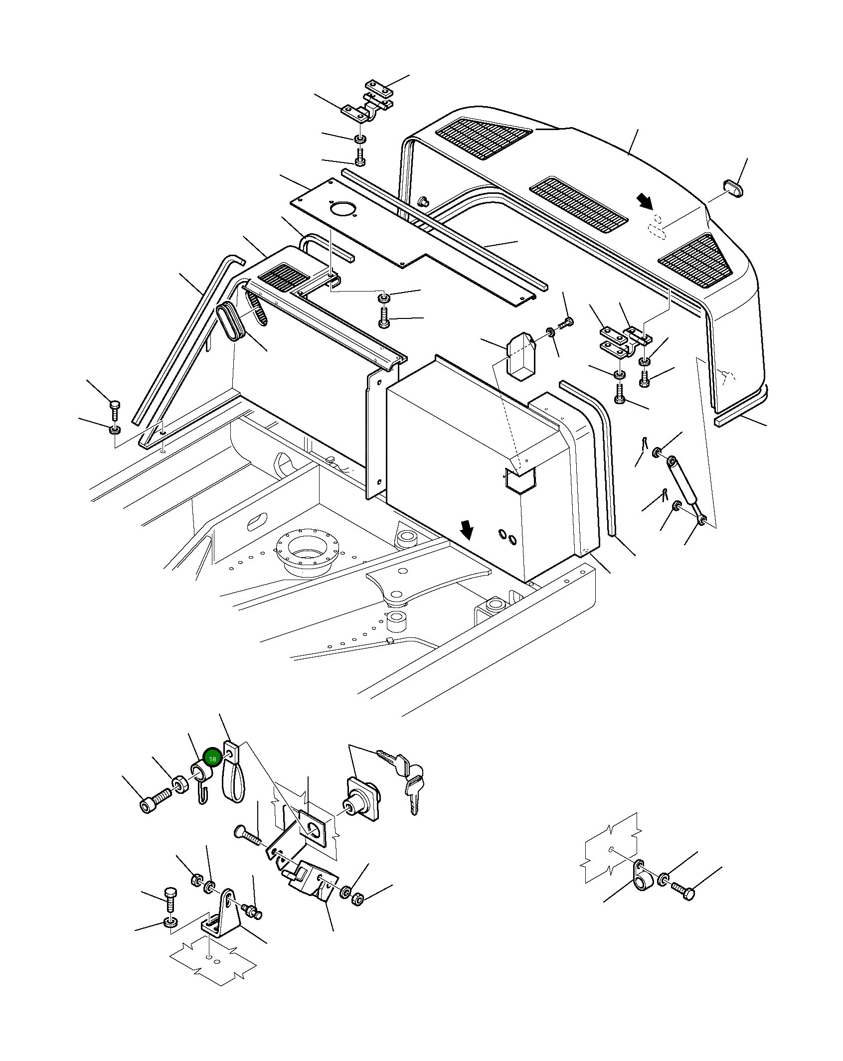 Проставка 226-54-11140 Komatsu