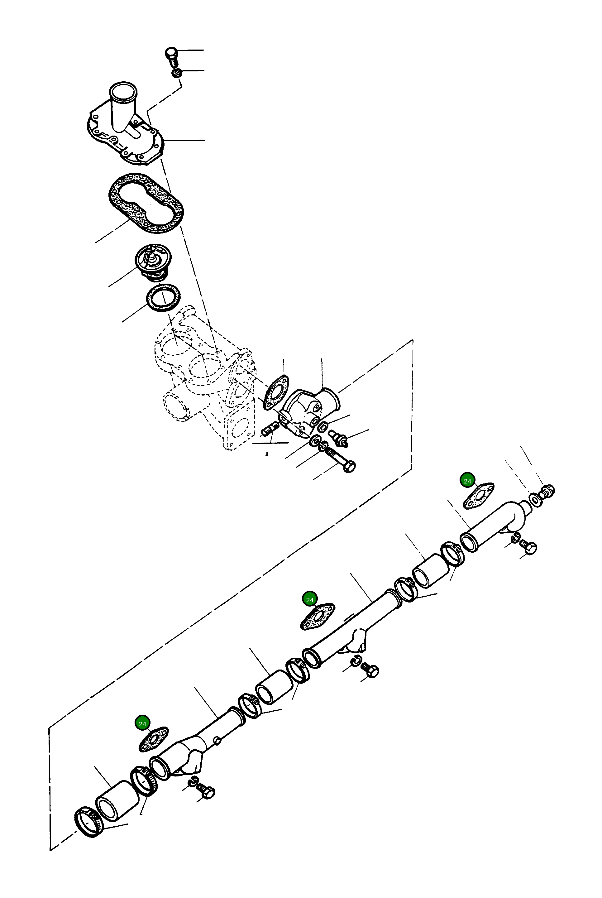Прокладка 1443852X1 Komatsu