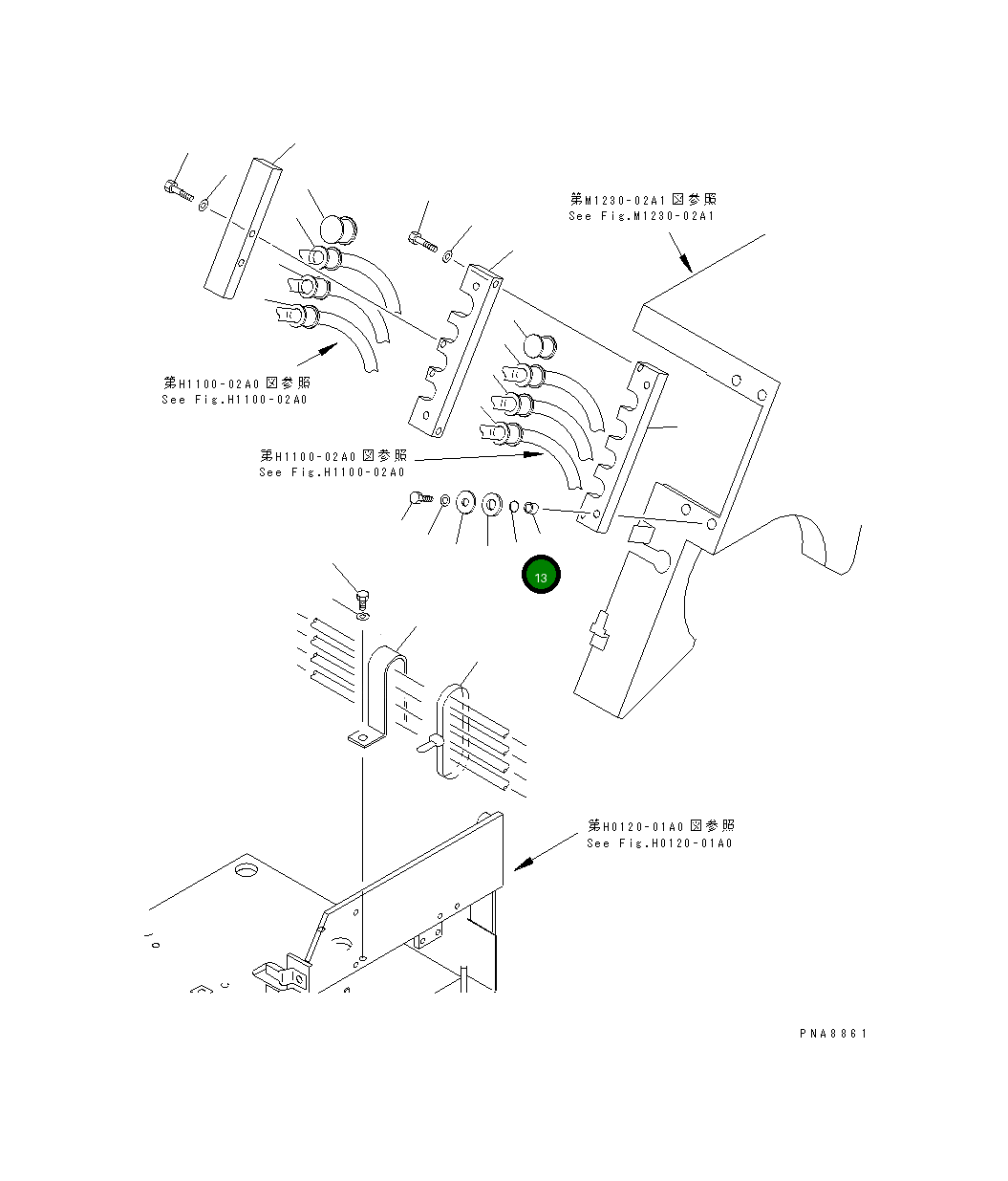 Проставка 21W-62-22810 Komatsu