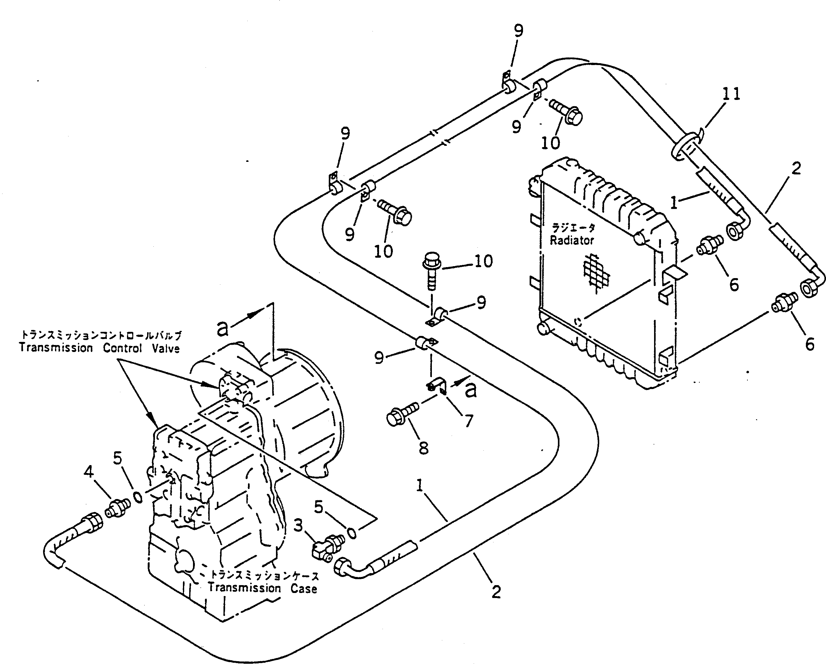 Шланг 42A-16-11151 Komatsu