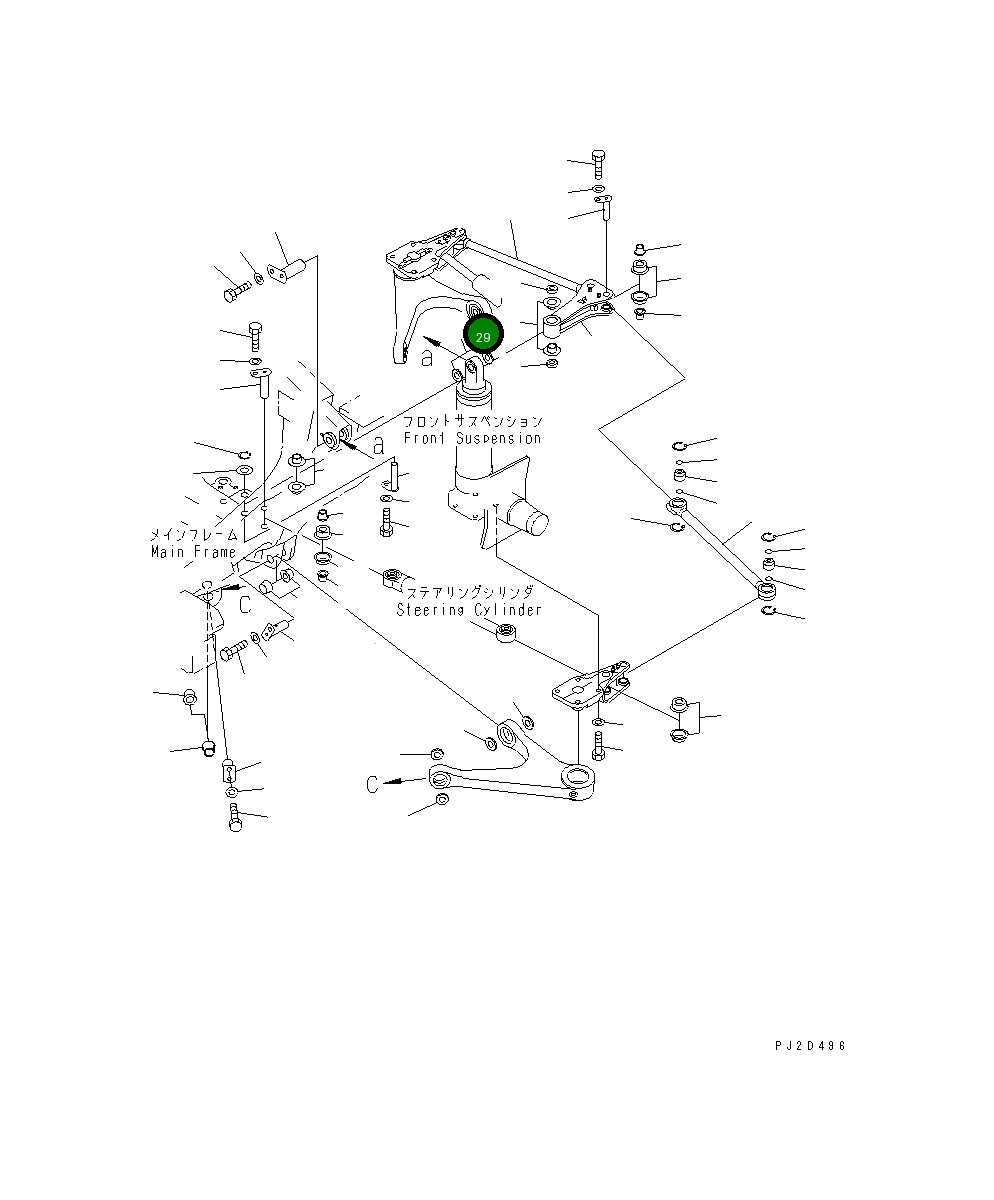 Проставка 566-52-11120 Komatsu