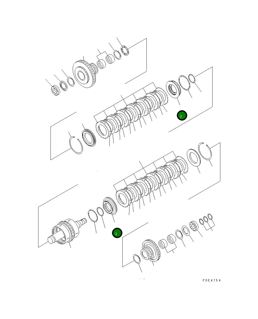 Поршень 714-07-12661 Komatsu