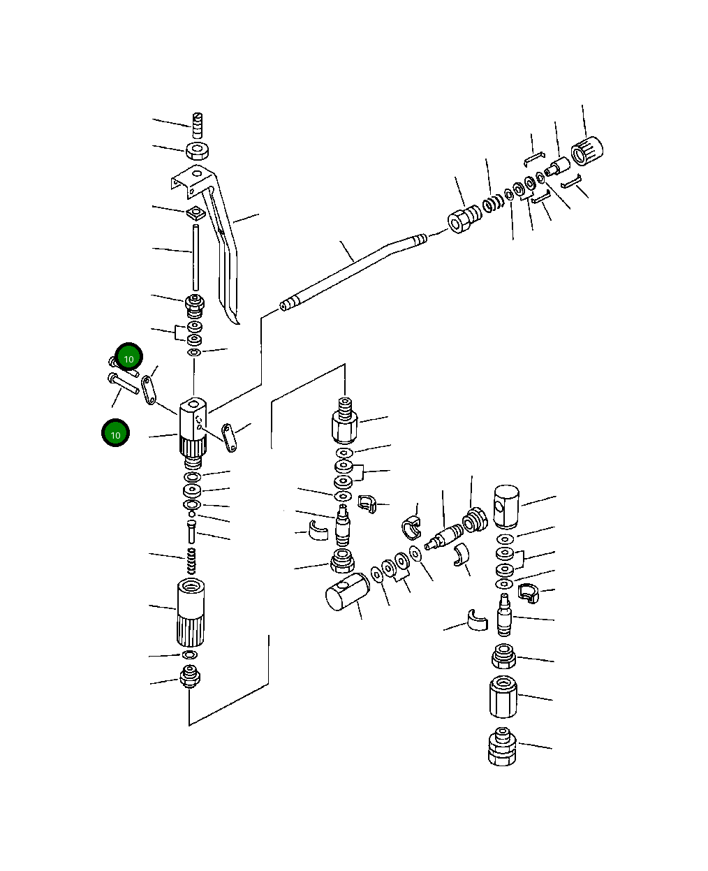 Палец YU633387 Komatsu