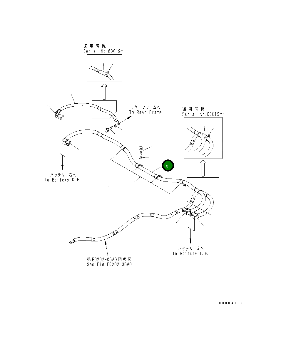Провод 424-06-32232 Komatsu