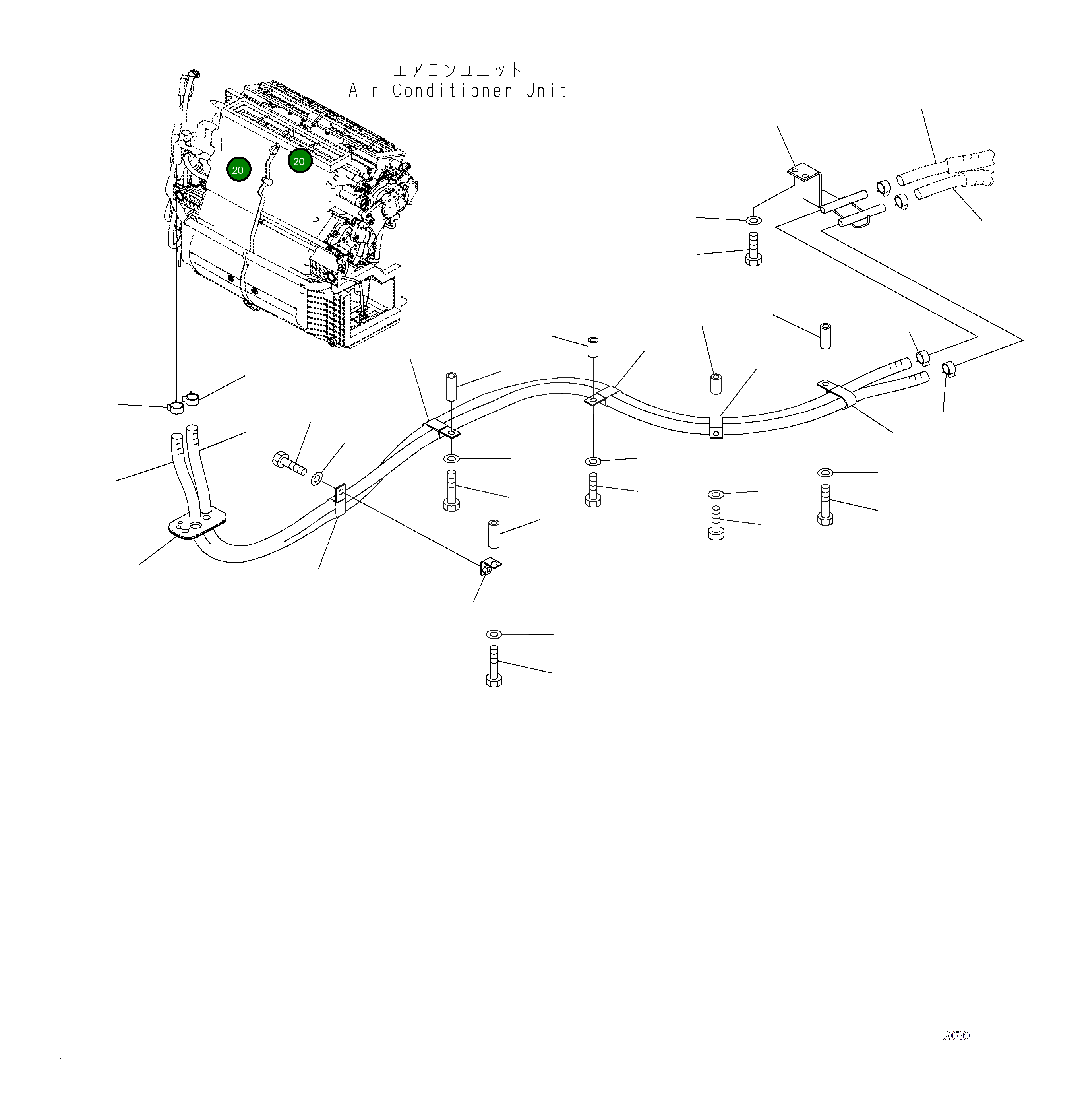 Проставка 423-54-55460 Komatsu
