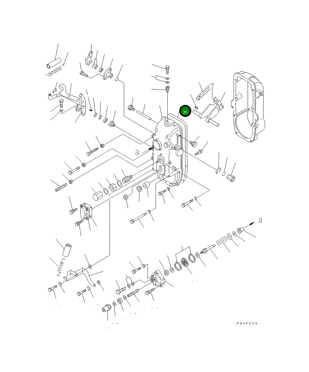 Прокладка DK154390-0100 Komatsu