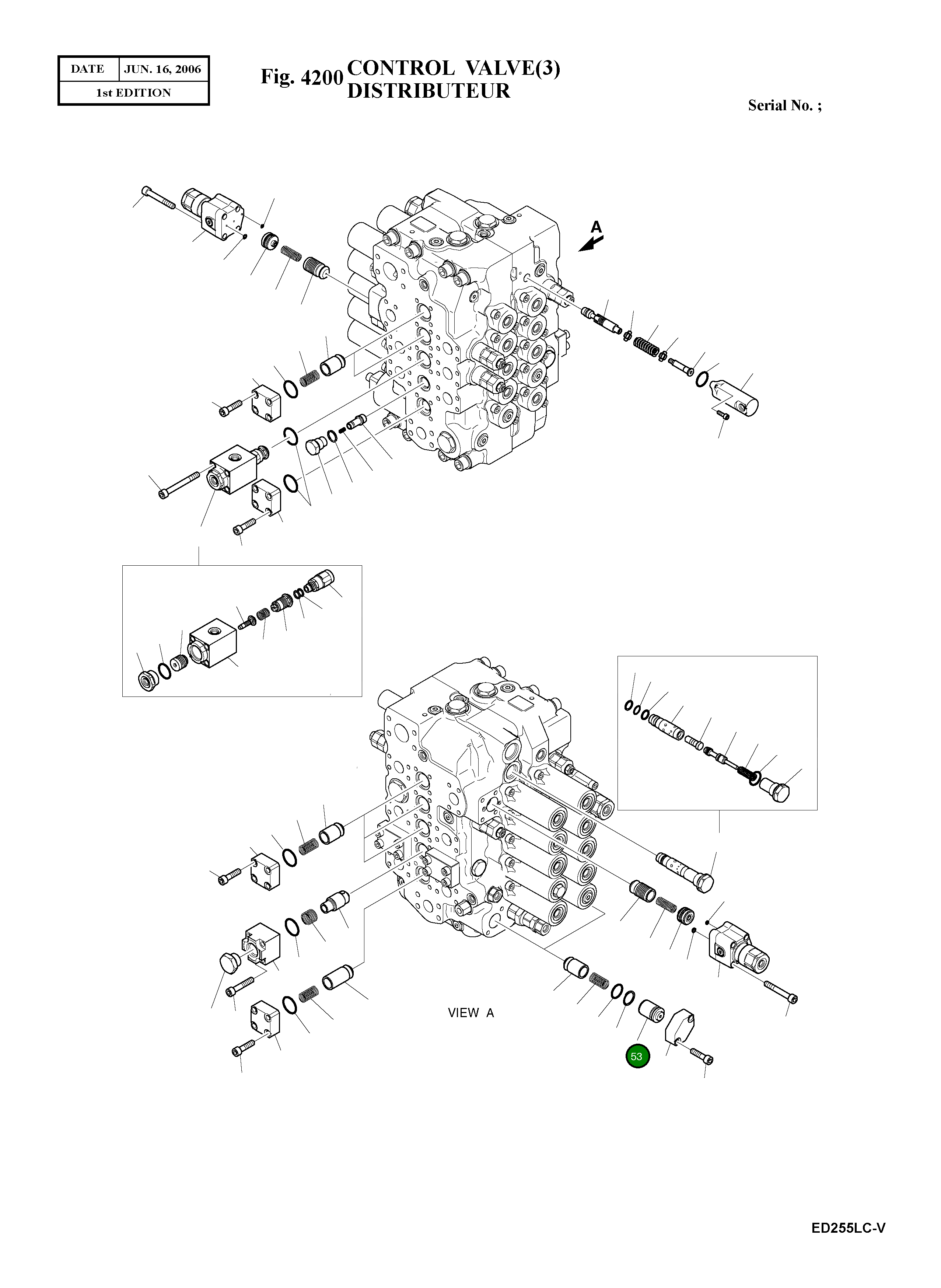 Проставка T1311-46001 Komatsu