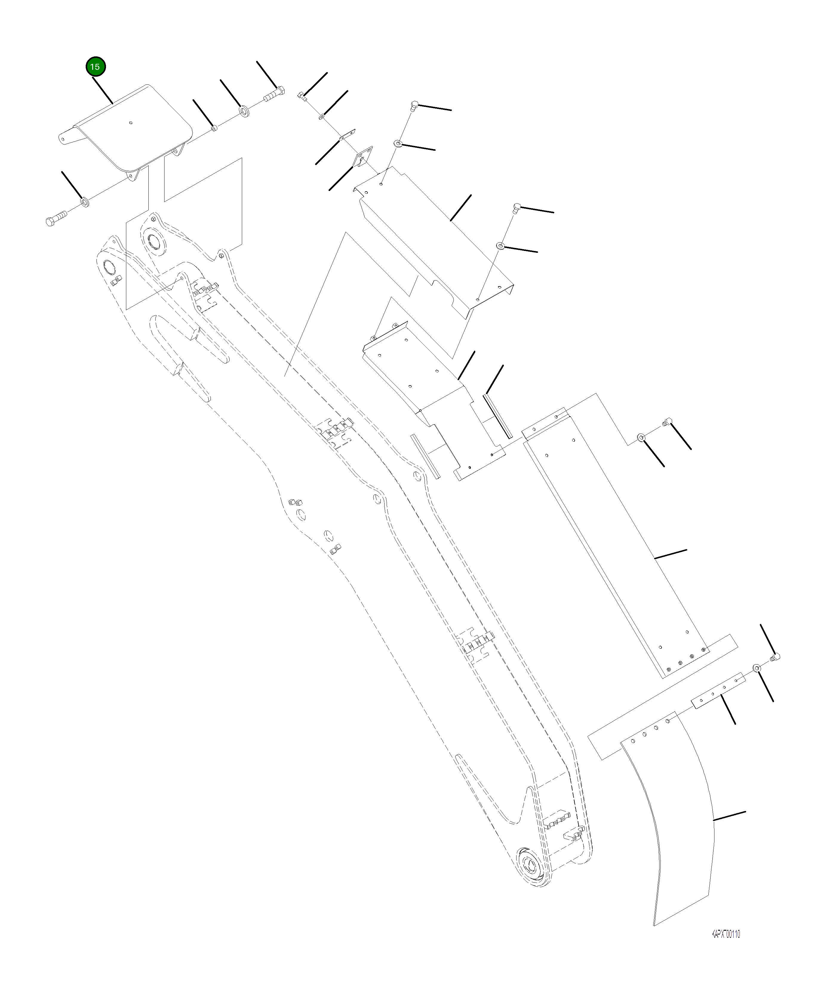 Проставка 4A1-70-21581 Komatsu