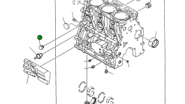 Пробка 586400-2830 Komatsu