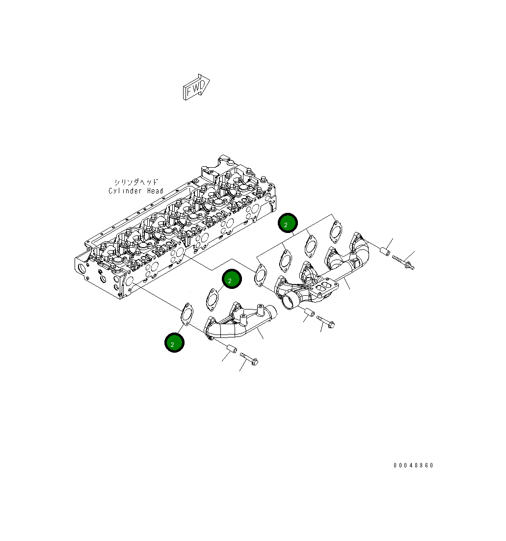 Прокладка 6745-11-5810 Komatsu