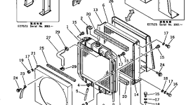 Радиатор M711075937010 Komatsu