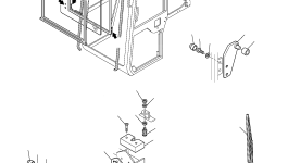 Стекло 3F0547734 Komatsu