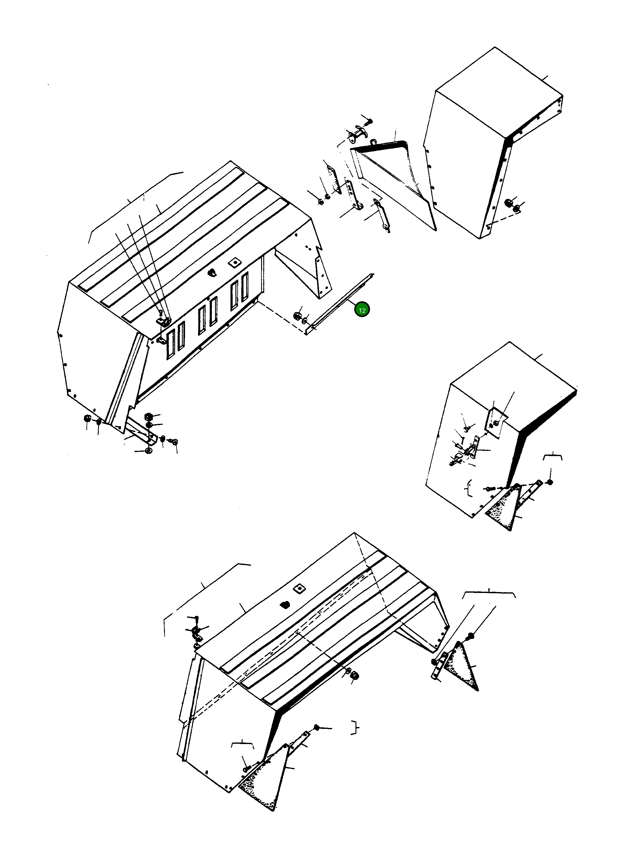 Рейка 2949123M1 Komatsu