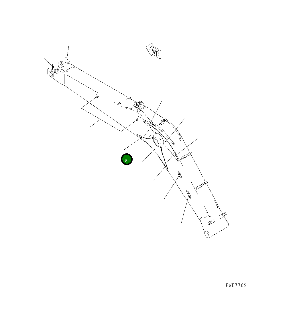 Пластина 20Y-970-2D40 Komatsu