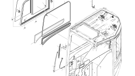 Поролон K1026392 Komatsu