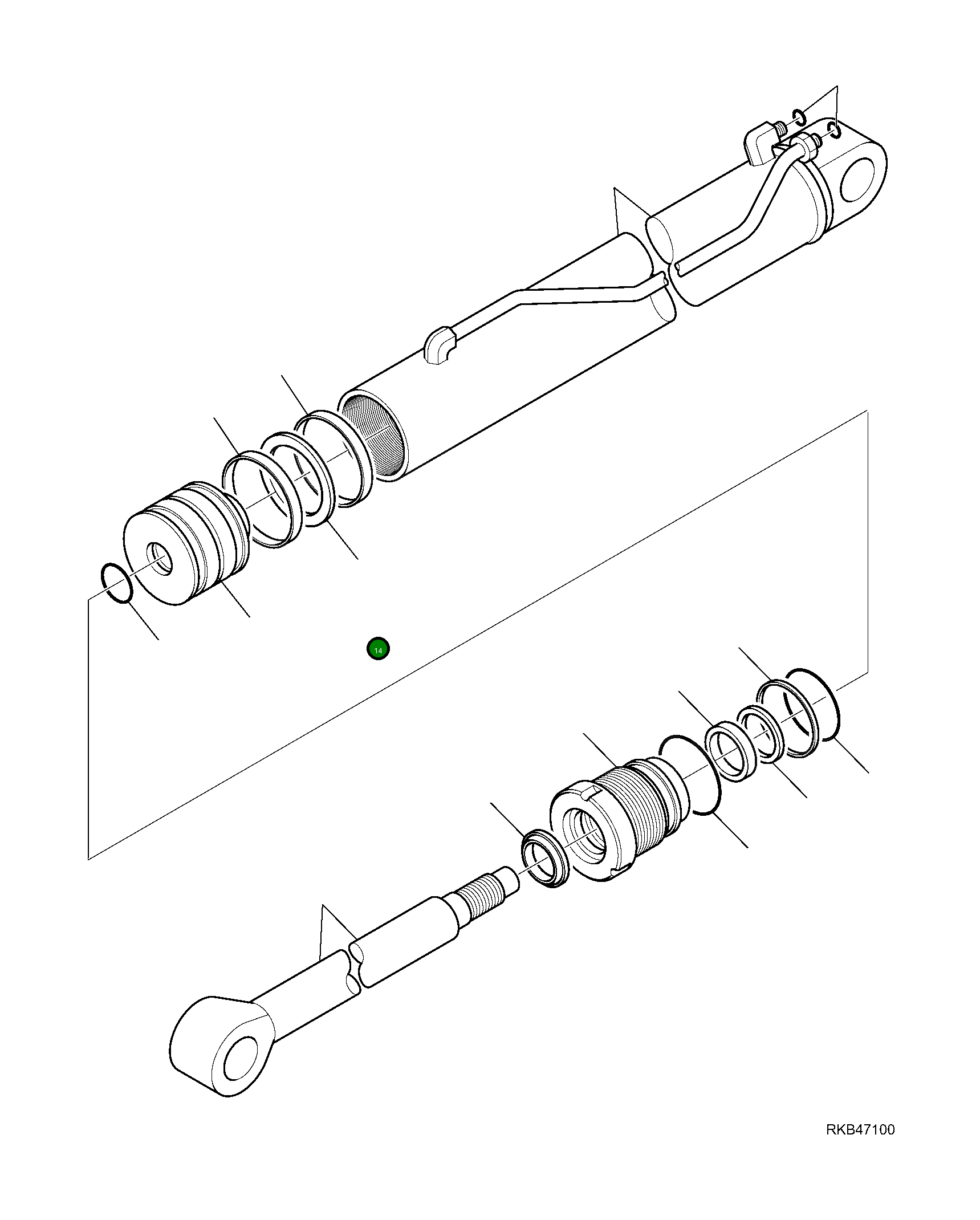 Прокладка 42N-6C-14240 Komatsu
