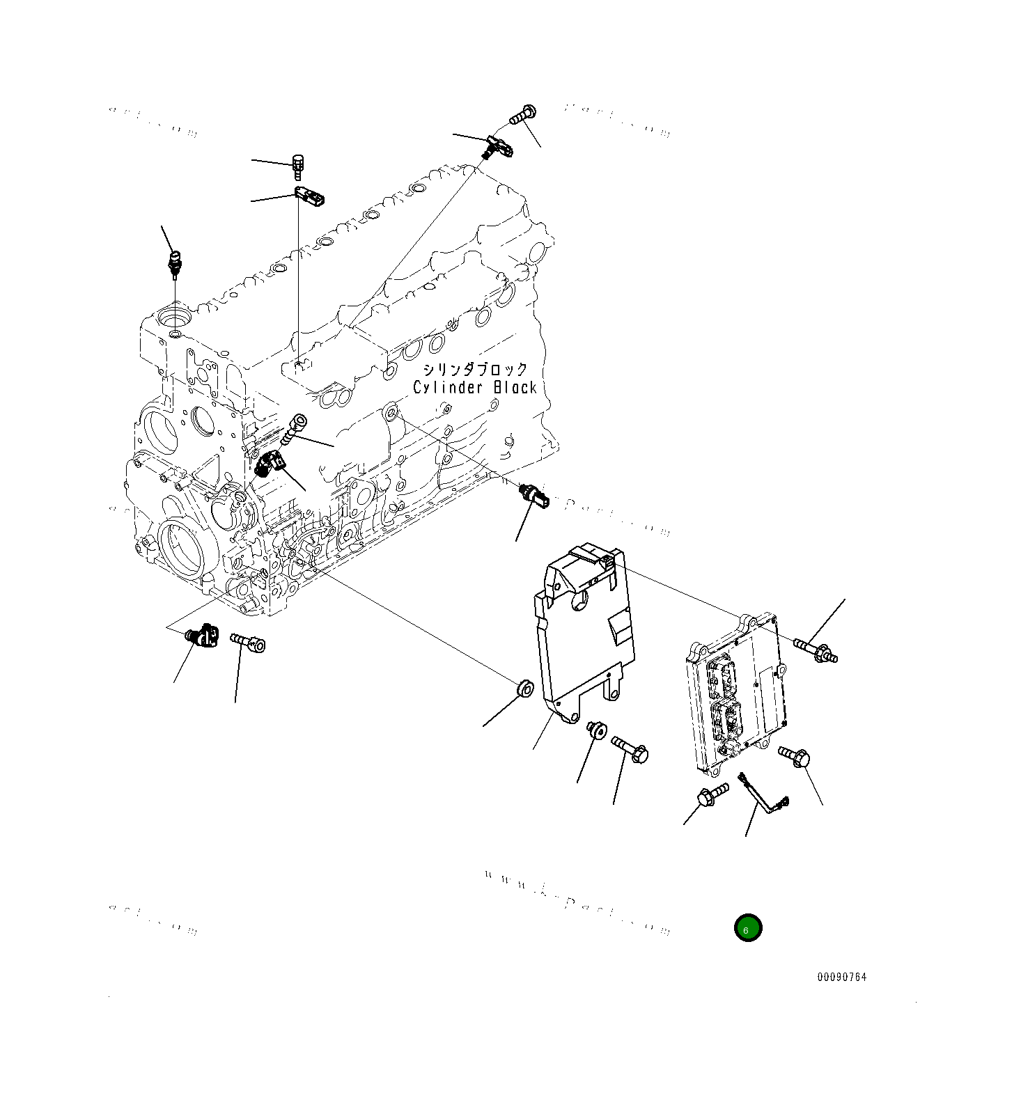 Провод 6754819170 Komatsu