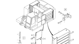 Ролик ленты 623 734 40 Komatsu