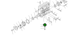 Прокладка DK133041-0400 Komatsu