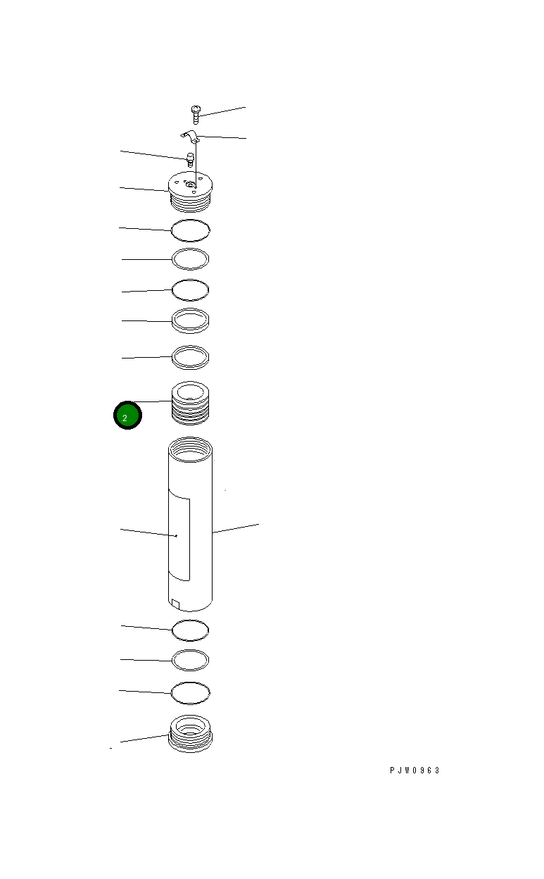 Поршень 721-36-10030 Komatsu