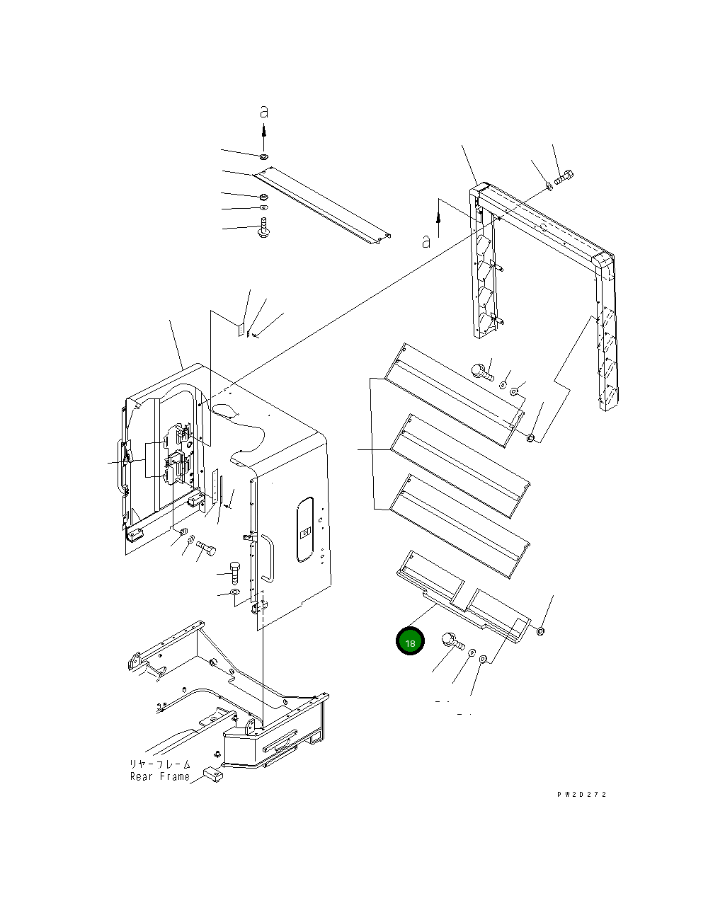 Пластина 428-Z84-3830 Komatsu